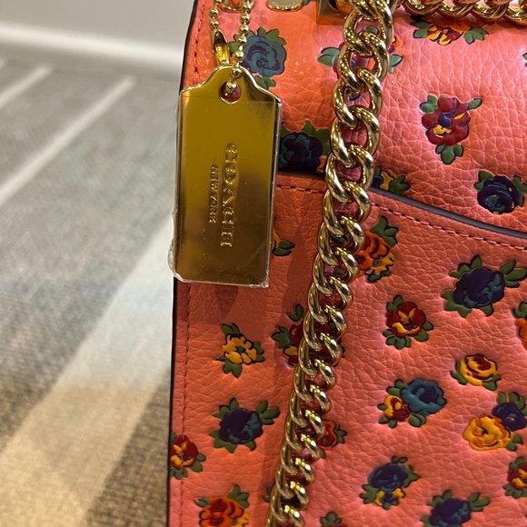 ⭐️⭐️Host Pick⭐️⭐️NWT Coach Klare Crossbody w/Mini Vintage Rose Print - Picture 10 of 16